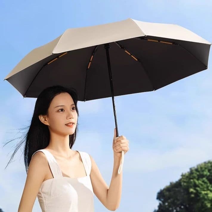 折りたたみ傘 遮熱遮光二重張り晴雨兼用折りたたみ傘