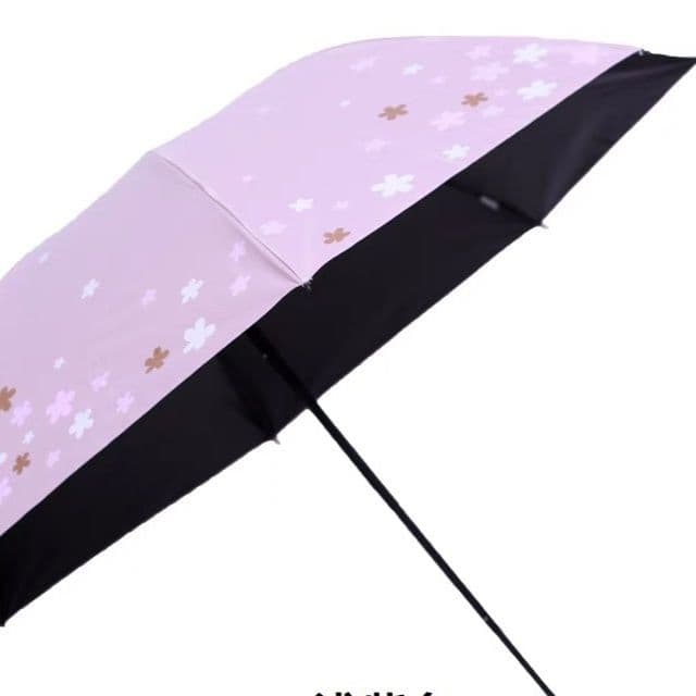 折りたたみ傘 小花柄日傘雨傘兼用折りたたみ傘