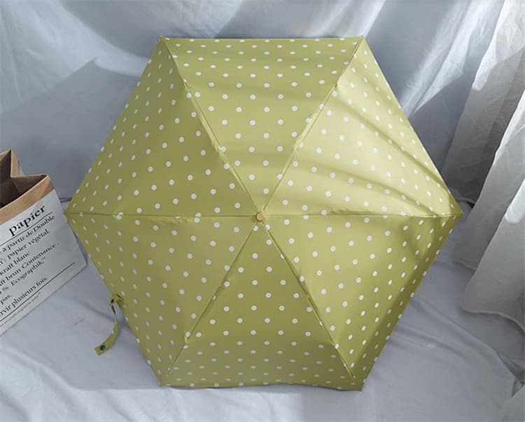 晴雨兼用ドット柄折りたたみ傘紫外線カット日傘雨傘