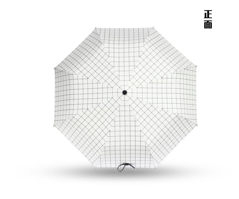 自動開閉 晴雨兼用 折りたたみ傘 格子柄 男女兼用