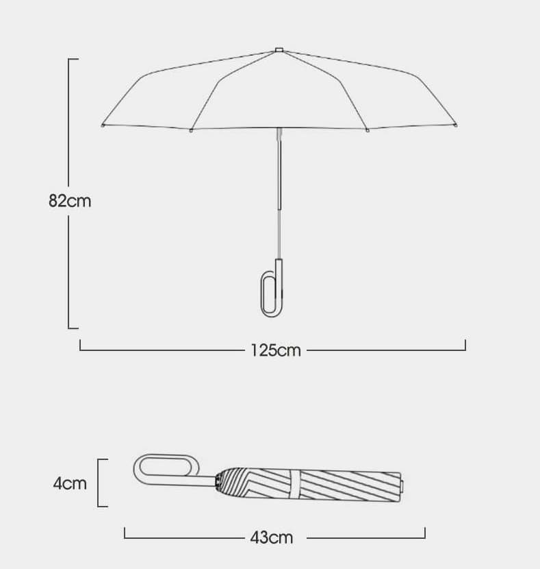 折りたたみ傘 自動開閉式大型折りたたみ晴雨兼用傘
