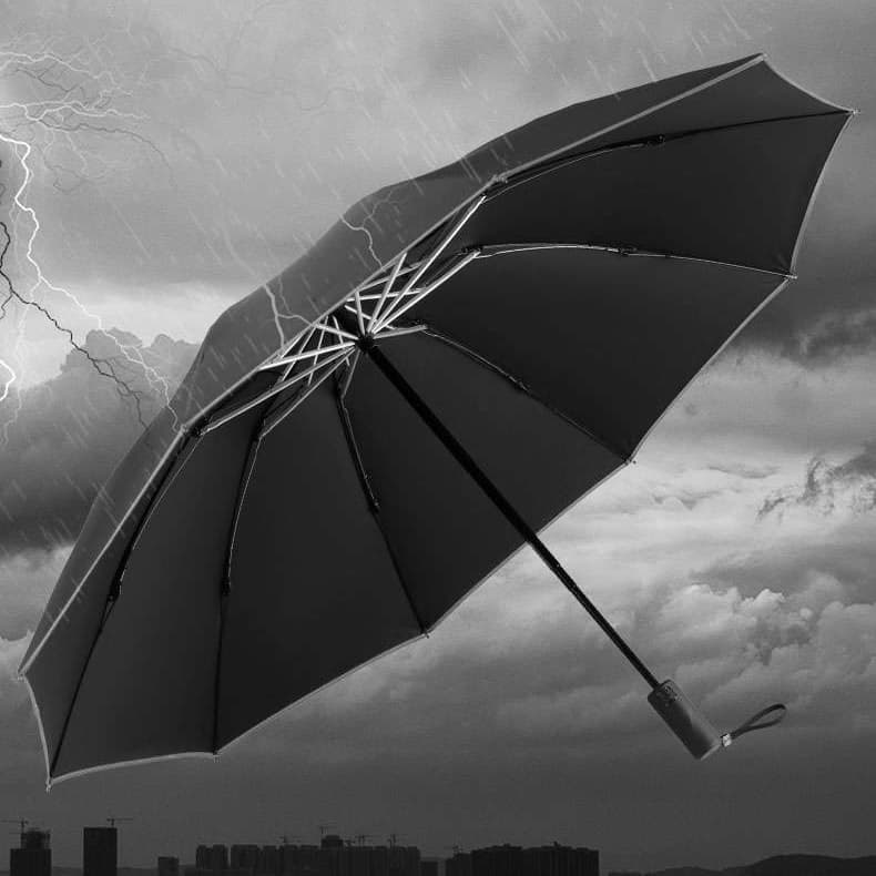 折りたたみ傘 強風対応折りたたみ日傘 頑丈構造 晴雨兼用