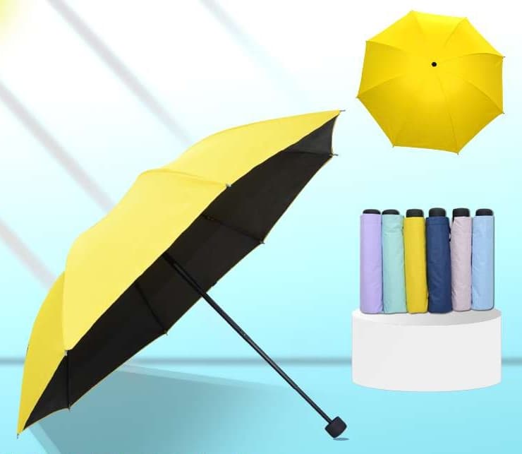 折りたたみ傘 完全遮光折りたたみ日傘軽量晴雨兼用