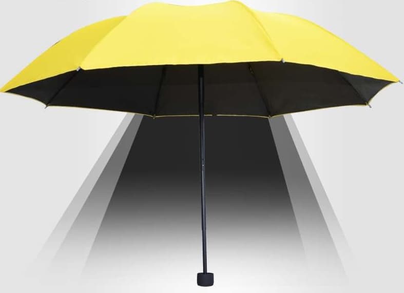 折りたたみ傘 完全遮光折りたたみ日傘軽量晴雨兼用