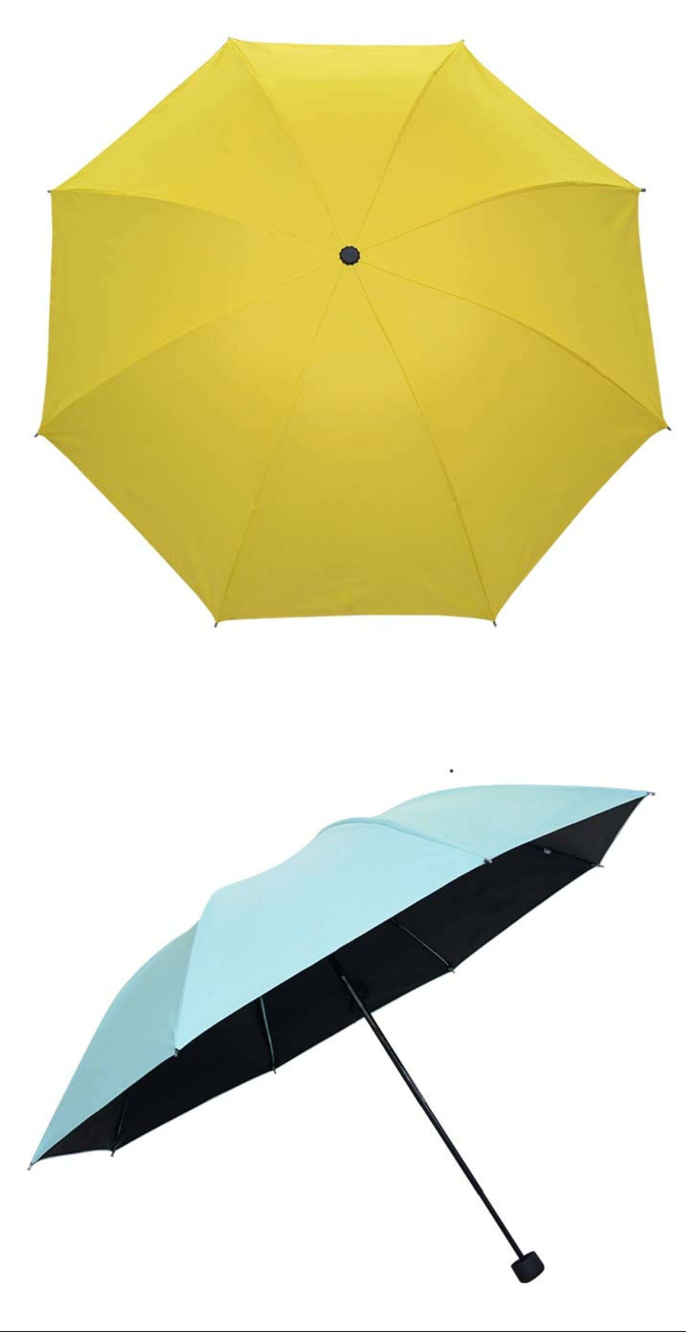 折りたたみ傘 完全遮光折りたたみ日傘軽量晴雨兼用