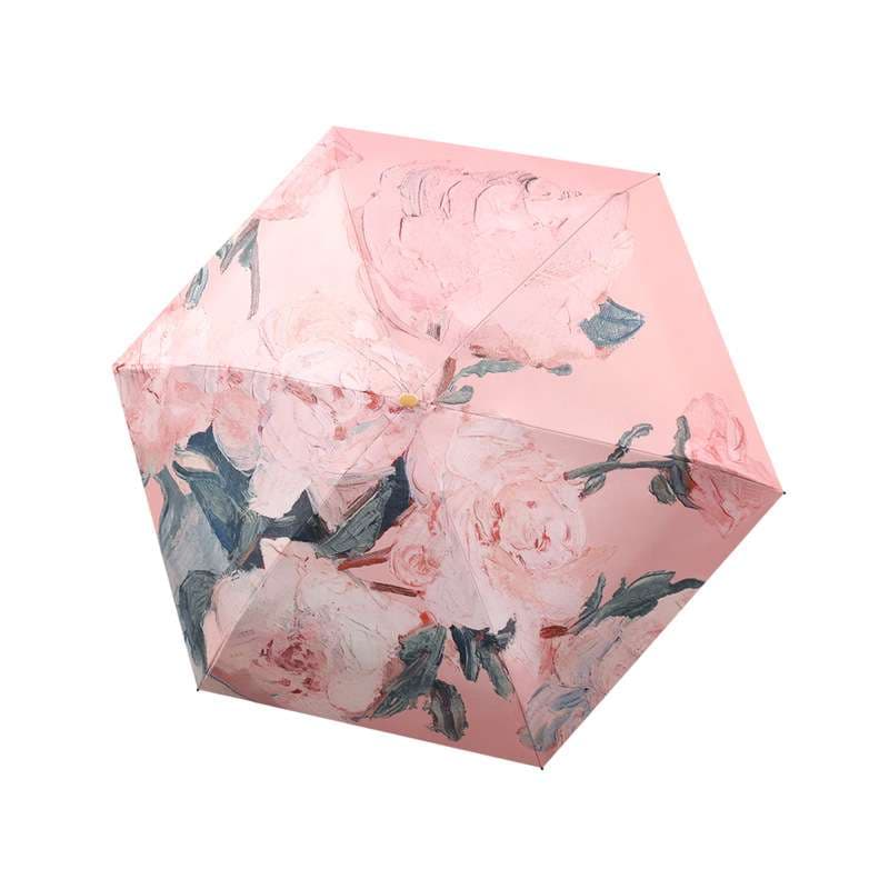 花柄日傘晴雨兼用紫外線カット折りたたみ傘