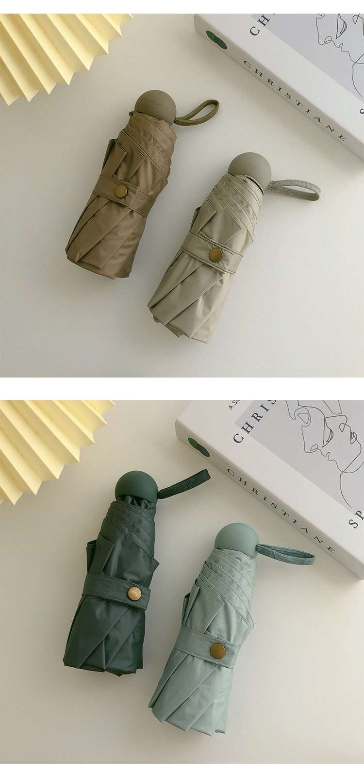 折りたたみ傘 ハルハルン 上品な軽量折りたたみ日傘