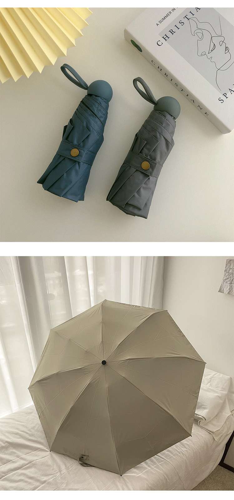 折りたたみ傘 ハルハルン 上品な軽量折りたたみ日傘