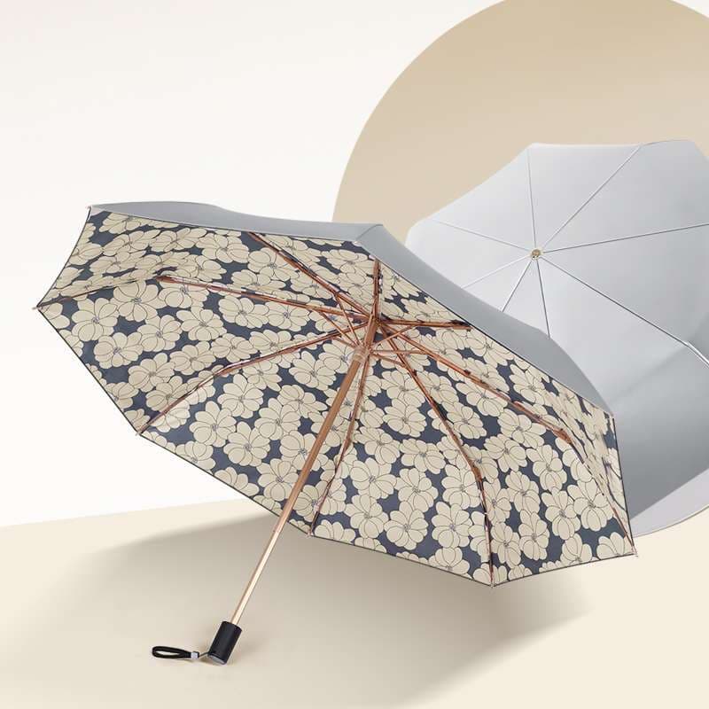 折りたたみ傘 花柄日傘 軽量折りたたみ晴雨兼用傘